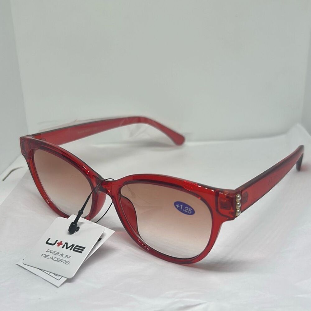 U+ME Unisex Sun Reader Glasses +1.25 with UV Protection – Premium Readers